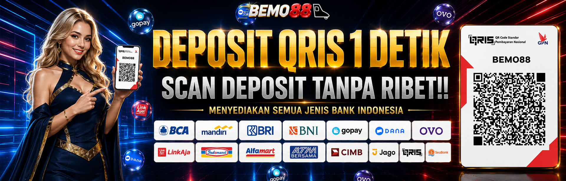 DEPOSIT VIA QRIS TERCEPAT